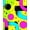 Multicolor Neon, Pattern 2, variant on ODIKA 8'x10' Washable Area Rug Durable, Non-Slip Funky Retro 80S Geometric Bold Memphis Squiggle Interlocking for Living Room, Under Sectional, Family