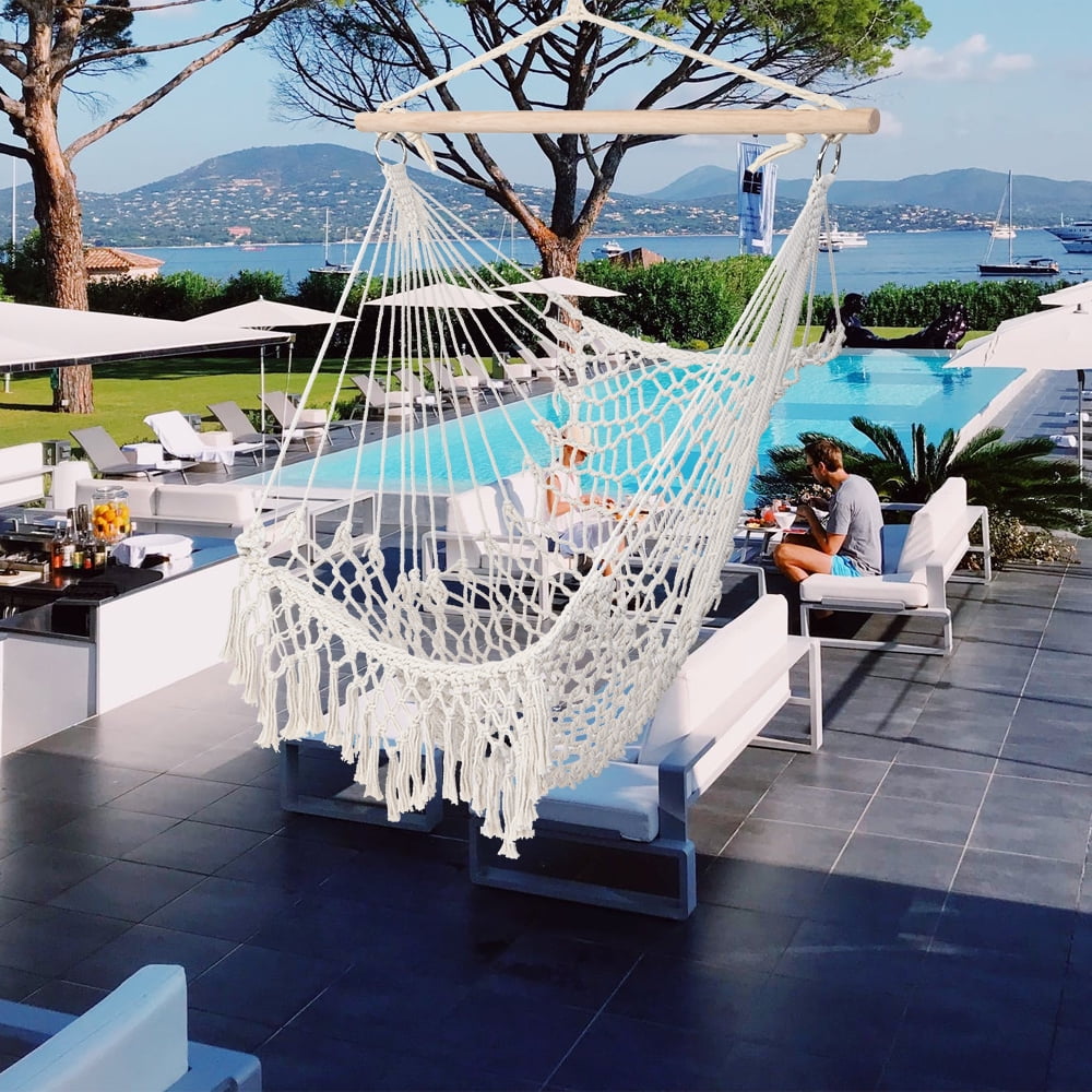 Clearance! Large Hanging Rope Hammock Chair Swing