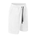 thumbnail image 5 of FUZHIQ Mens Shorts Casual 7 Inch Inseam Elastic Waist Solid Board Shorts Breathable Walking Summer Shorts Solid Splice Pocket,L, 5 of 5