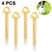 4 pieces pegs plastic screw peg earth nail tent peg thread tent nails sturdy tent nail 29cm tent nail for camping rain tarps hiking gardening outdoor beach caravanning