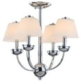 thumbnail image 4 of SAFAVIEH Yardley 4-Light Adjustable Chandelier, Chrome, 4 of 6