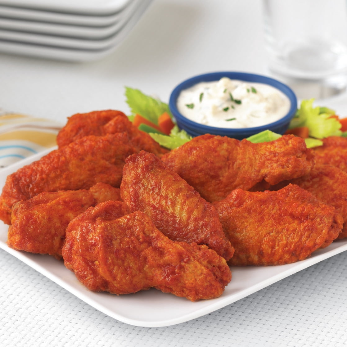 Foster Farms Hot 'N Spicy Chicken Wings, 22 oz (Frozen)
