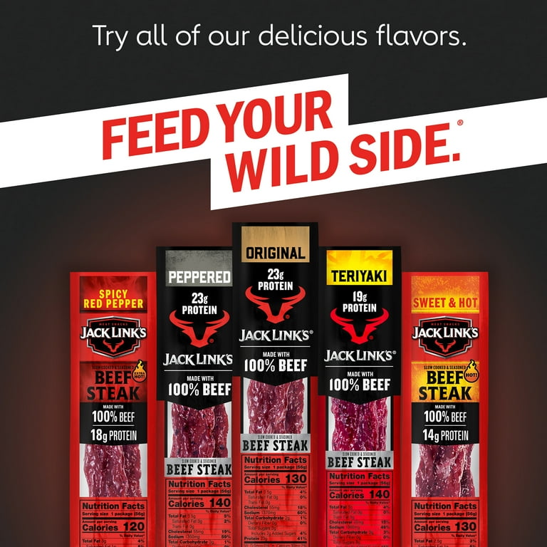 Jack Link's Original Beef Steak Multi-Pack (6 - 0.8 oz. Beef
