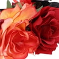 thumbnail image 6 of FRCOLOR Lightweight Orange Rose Flower Hair Band for and Party Occasion Accessory, 6 of 7