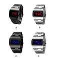 thumbnail image 4 of Reloj digital LED Minnieouse Luz azul plateada, 4 of 6