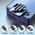 thumbnail image 2 of 20000mah Mini Power Bank With Cable Powerbanks Led Flashlight Power Display Portable Charger Fast lin, 2 of 4