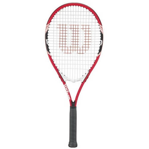 schoner voor Blanco Wilson Federer Adult Tennis Racket, Red & White - Walmart.com