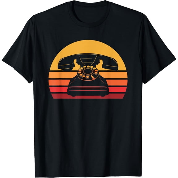 Exquisite and comfortable-Retro Rotary Dial Phone Vintage Telephone T-Shirt