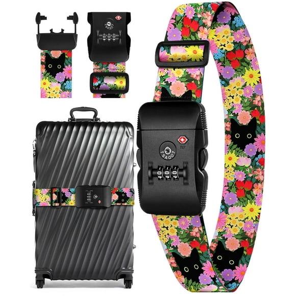 Correas de equipaje Slohif TSA Lock para maletas, cinturón de viaje