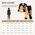 thumbnail image 4 of Yiaed Hello Spring Sunflower Gnomes Print Pajamas Women's Long Sleeve Sleepwear Soft Button Down Loungewear Pjs Lounge Set Nightwear Womens Pajama Pants-Small, 4 of 7
