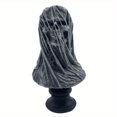 thumbnail image 1 of 1pc Spooky Skull Sculpture for Home and Garden Decor - Perfect Halloween Resin Craft and Gift Idea, 1 of 4