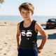 thumbnail image 2 of Niño Pequeño Camisola Moda Lindo Gradiente Impresión Suave sin Mangas para Niños, 2 of 8