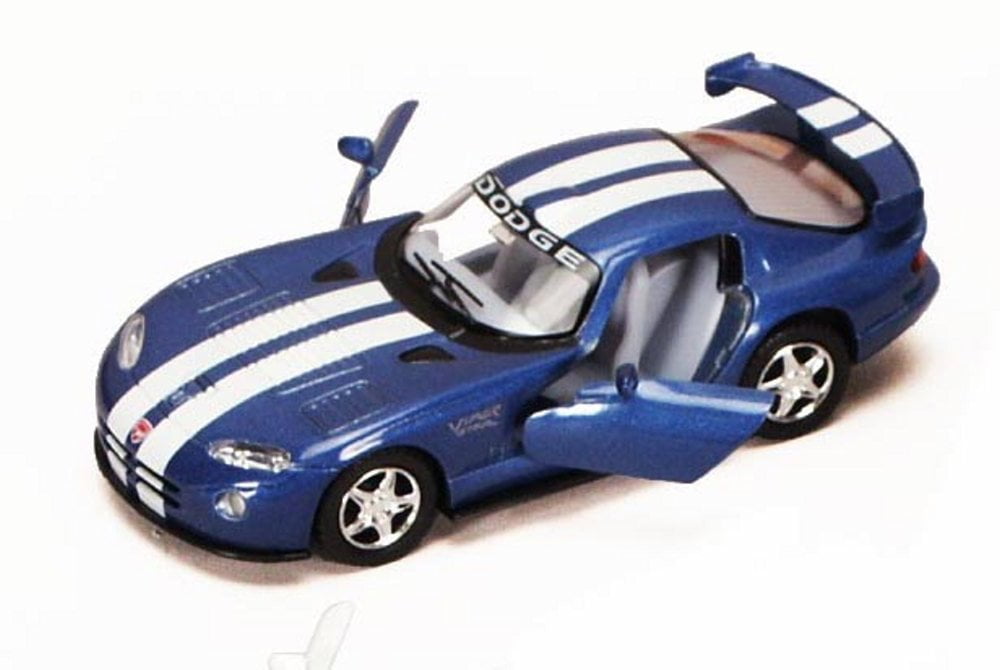 Dodge Viper GTS-R, Blue - Kinsmart 5039D - 1/36 scale Diecast Model Toy Car (Brand New, but NOT