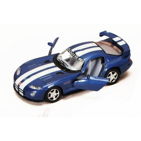 Dodge Viper GTS-R, Blue - Kinsmart 5039D - 1/36 scale Diecast Model Toy Car (Brand New, but NOT IN BOX)