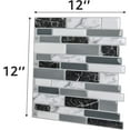 thumbnail image 5 of Peel and Stick Wall Tile for Kitchen Backsplash, 12"x12", (10 Tiles), 5 of 5
