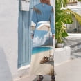 thumbnail image 3 of Tropical Beach Paradise Women's Long Dress Long Sleeves Dress Vintage Dresses Party Maxi Dress High Waist Dress, 3 of 4