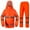 Orange, variant on Nmnitkp Rain Suit Waterproof Jacket and Trouser Suit Reflective Raincoat for Men and Women Outdoor All-Sport Breathable Anti-storm Good Quality Navy,L