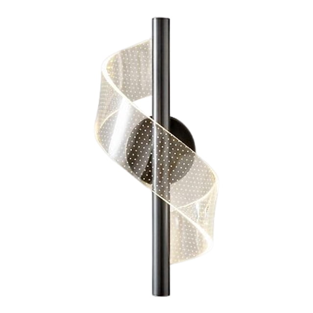 Lámpara Montada Loft Balcón Baño Escaleras Decoración Negro Zulema Lámpara de cristal
