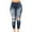 Dark Blue, variant on JNGSA Plus Size Jeans for Women Stretch,Women Skinny Ripped Jeans Stretch Distressed Destroyed Denim Pants with Pockets All Season Casual Jean Pants