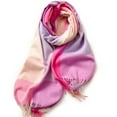 thumbnail image 2 of ZQUUVOU Women's Fashion Scarves Large Tassel Plaid Scarf Long Shawl Winter Warm Soft Scarf Oversized Scarves Wraps Hot Pink, 2 of 5