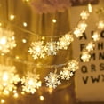 thumbnail image 1 of Luces navideñas JanHm guirnaldas de Copo de nieve impermeables 32,8 pies, 1 of 3