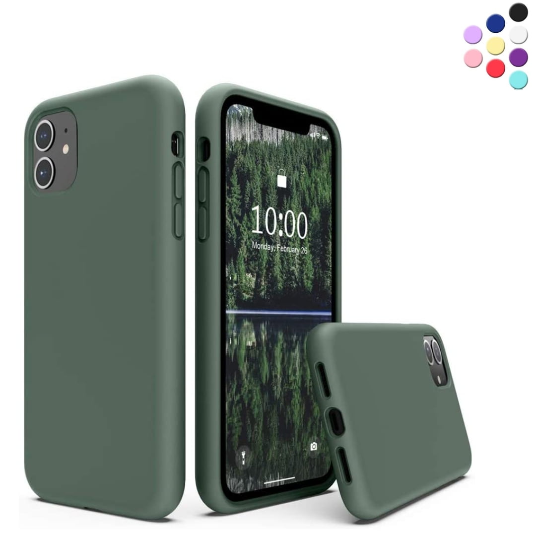 Iphone 11 Silicone Case Black Walmart Com