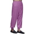 thumbnail image 2 of Atasi Mens Elastic Ethnic Wear Bottom Pant Readymade Solid Rayon Harem Pajama, 2 of 5
