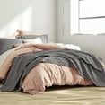 thumbnail image 5 of Cozy Comfort 3-Piece Grey Quilt Bedding Sets, King, 5 of 7