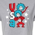 thumbnail image 3 of Dr. Seuss - USA Things - Juniors Cropped Cotton Blend T-Shirt, 3 of 6