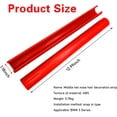 thumbnail image 2 of 2 Piezas Insertos de Parrilla de Coche Tiras Decorativas, 32.77cm x 2.79cm Impermeables Duraderas ABS Cubiertas de Parrilla Delantera de Vehículo Accesorios Envolventes, Compatible con, 2 of 5