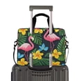 thumbnail image 2 of FORMRS 16" Laptop Bag Carrying Sleeve Case with Handle Travel Shoulder Briefcase, Flamingo Floral Pattern, 2 of 8