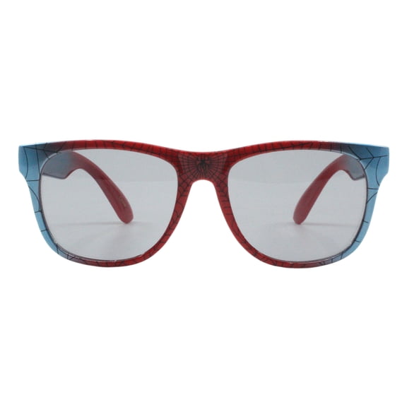 Kid's Sunglasses Boys Girls Toddlers Spider Webs Square Frame UV400 Red Blue