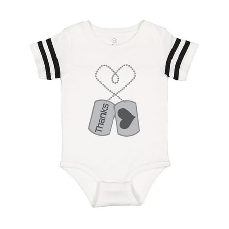 

Inktastic Memorial Day Military Tags Gift Baby Boy or Baby Girl Bodysuit