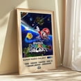 thumbnail image 3 of Super Mario Galaxy Four Color Space Poster Wall Art Decor 24x36 UNFRAMED, 3 of 3