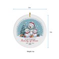 thumbnail image 5 of Our First Christmas As A Family Three Ornament Xmas 2025, Snowman Family Keepsake Christmas Ornament Tree, 5 of 5