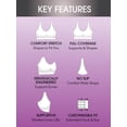 thumbnail image 5 of Fit for Me by Fruit of the Loom Women's Supportive Seamless Wirefree Bra, Style FT1048, Sizes L to 4XL, 5 of 7