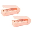 thumbnail image 1 of Oleegame 2PC Portable Mini Sealer Home Heat Bag Plastic Food Snacks Bag Sealing Machine Pink, 1 of 2
