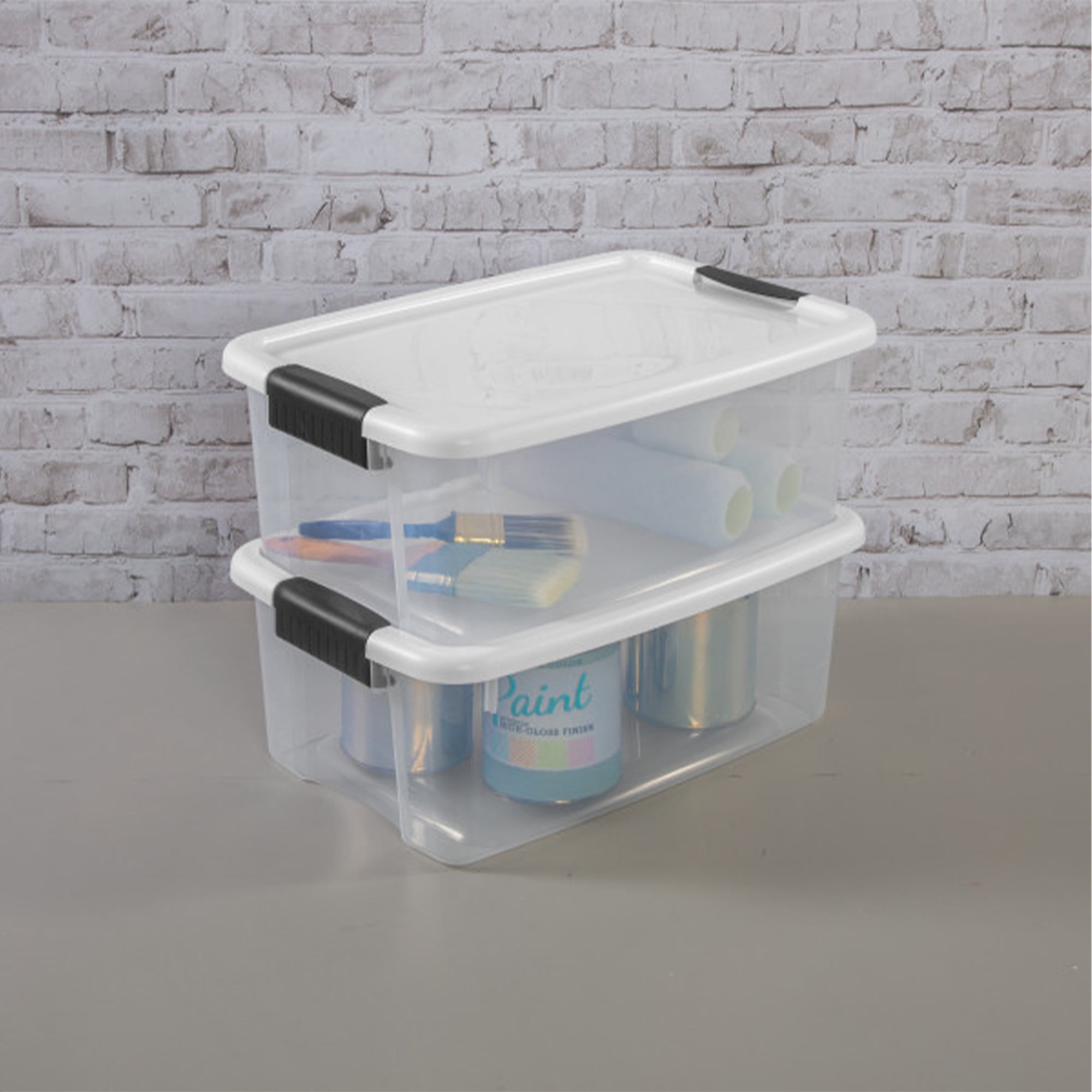 Sterilite 1328 - Narrow Storage Bin Clear 13288608