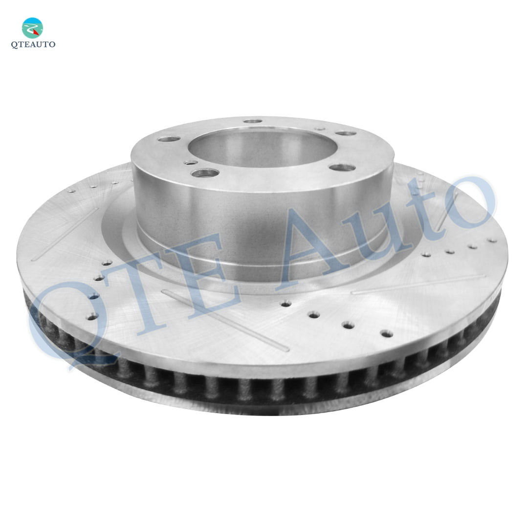 Front Drilled Slotted Disc Brake Rotors For 2007-2021 Toyota Tundra