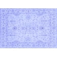 thumbnail image 1 of Ahgly Company Machine Washable Indoor Rectangle Oriental Blue Traditional Area Rugs, 8' x 12', 1 of 4