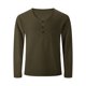 thumbnail image 4 of pstuiky camisa de manga larga para hombre, Camisa de capa base de ejercicio de manga larga para hombre, informal, con cuello redondo, bolsillos y botones, de colores sólidos xxxl, 4 of 9
