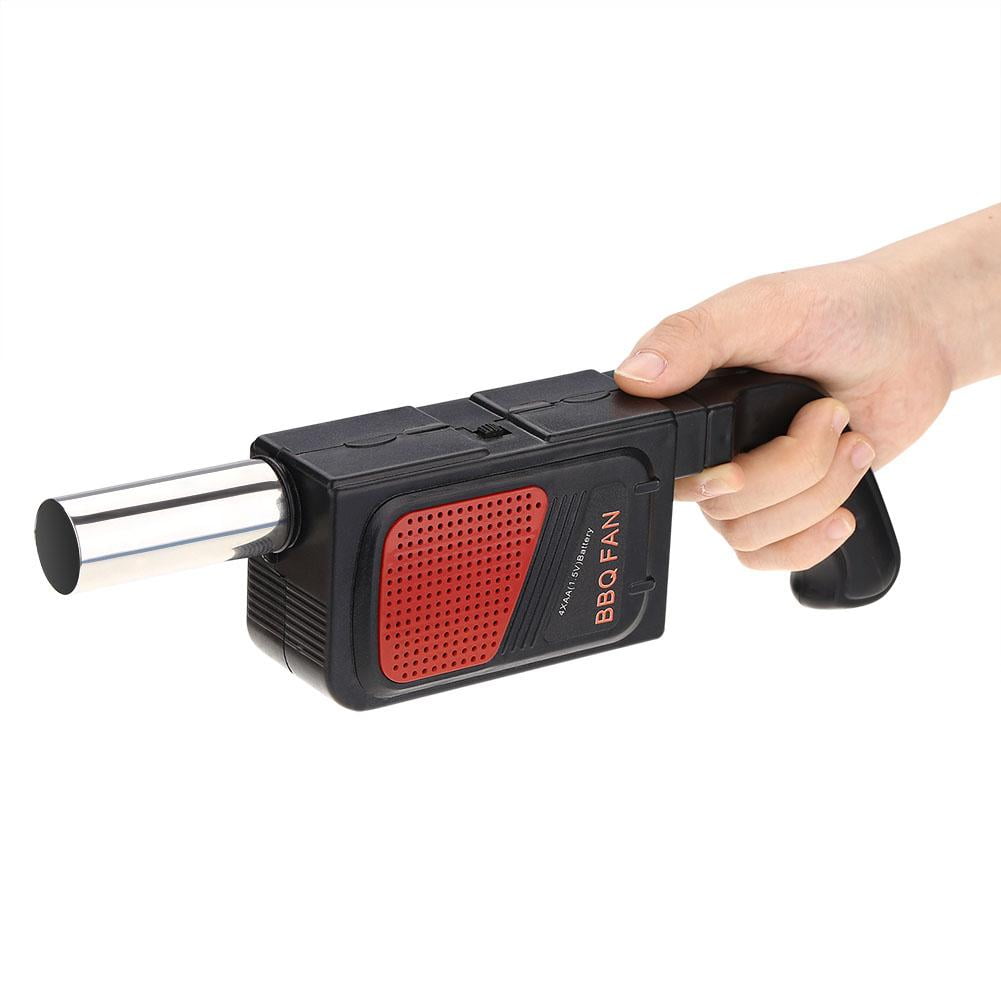 Handheld Battery Powered Barbecue Fan//Ignition Tool Dulau 1 Pieces BBQ Air Blower Electric Blower Portable Barbecue Ventilator for Outdoor Camping Picnic Charcoal Grill Barbecue
