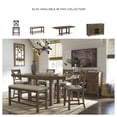 thumbnail image 4 of Bowery Hill Upholstered Counter Dining Bench in Beige, 4 of 6