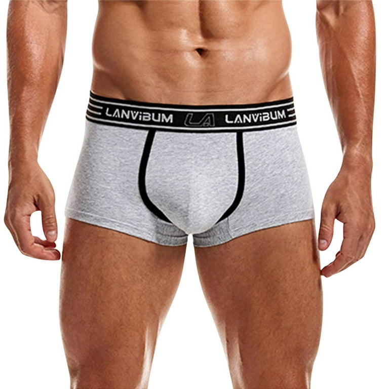 Men’s Underwear Boxer Briefs Soft Comfortable Bamboo Viscose Underwear  Boxer Bri