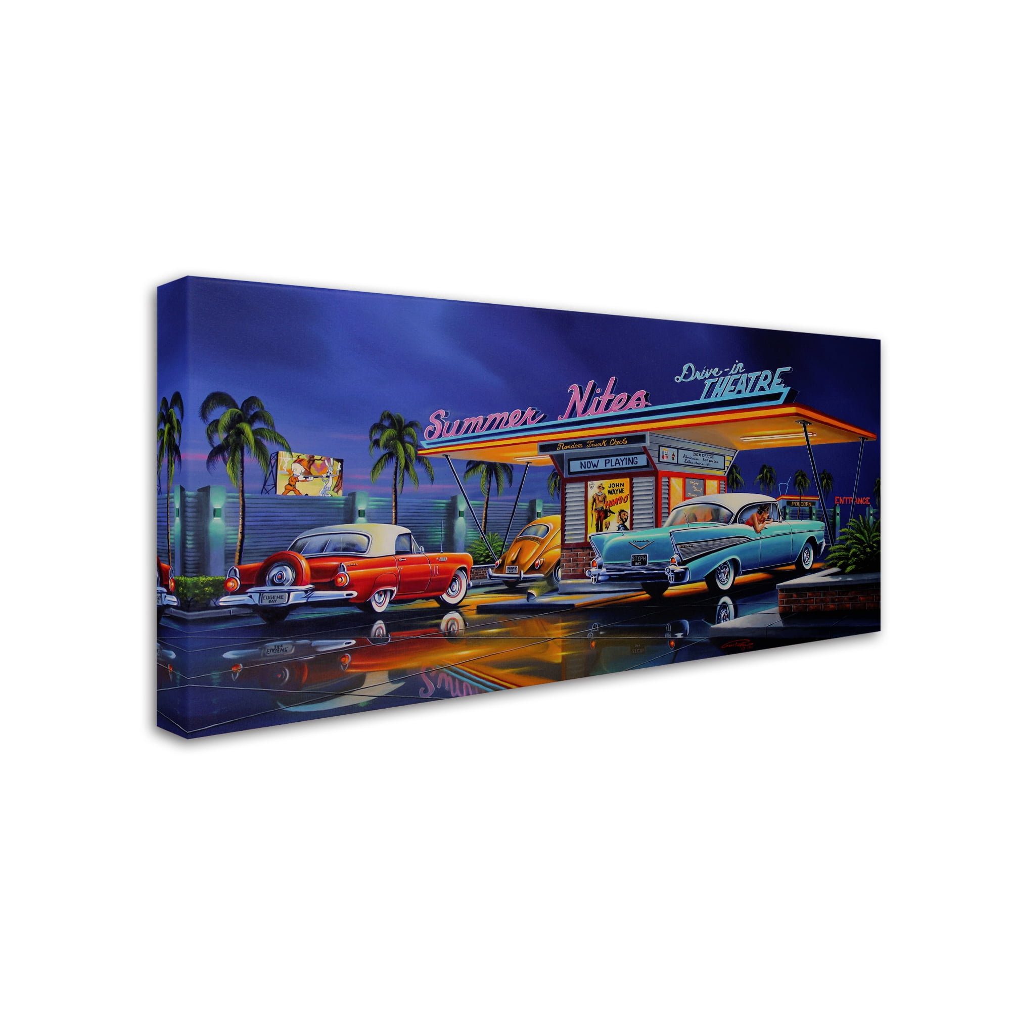 Trademark Fine Art 'Summer Nites' Canvas Art by Geno Peoples