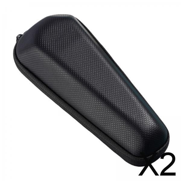 2x Estuche para Afeitadora Eléctrica, Organizador para Recortadora de Barba, Estuche Rígido de Prueba de Golpes para El Cuidado de Hombres, Fund 2 piezas