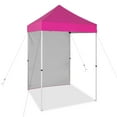 thumbnail image 6 of EAGLE PEAK Straight Leg Outdoor Portable Canopy Tent with One Removable Sunwall 5 x 5 ft, Carry Bag Included, Pink, 6 of 8