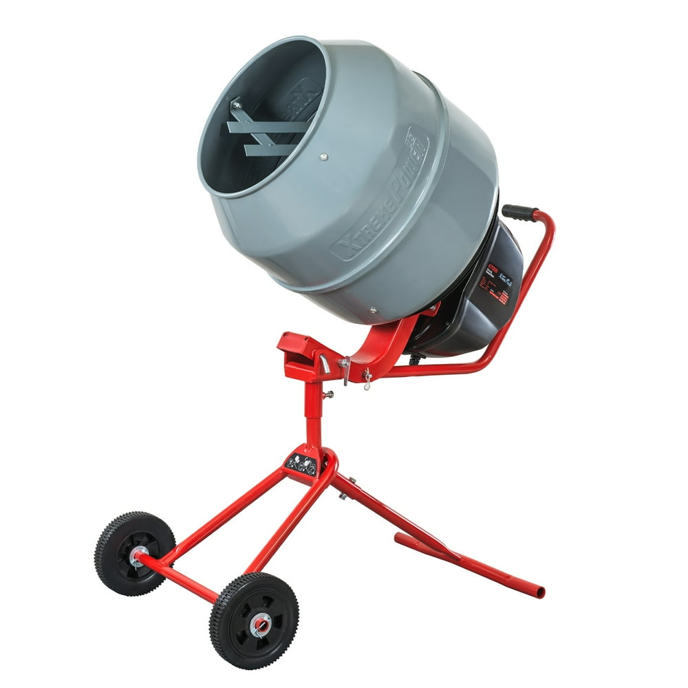XtremepowerUS 4.6 cu. ft, Portable Concrete Mixer Cement Mixing Barrow