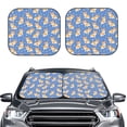 thumbnail image 2 of Vsdgher Corgi Print Car Windshield Sun Shade, Reflective Sunshade Window Sunshade Sun Visor Protector Fit for Cars,Trucks,SUVs-Large, 2 of 6