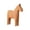 Khaki, variant on Decor Wooden Horse Statue Modern Minimalist Sculpture for Home and Office, Creative Wood Carving Art Piece for Living Room TV Cabinet and Tea Table